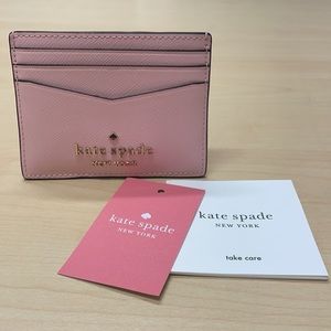 Kate Spade ♠️ Slim Card Holder- Pink